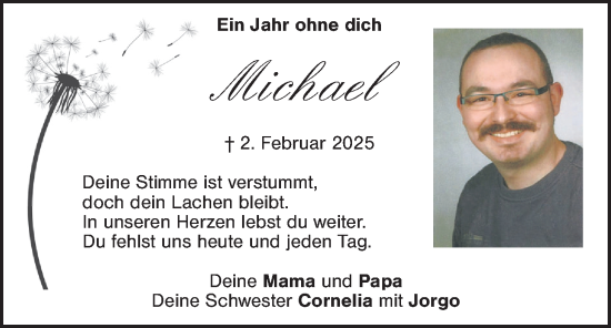 Traueranzeige von Michael  von Gesamtausgabe
